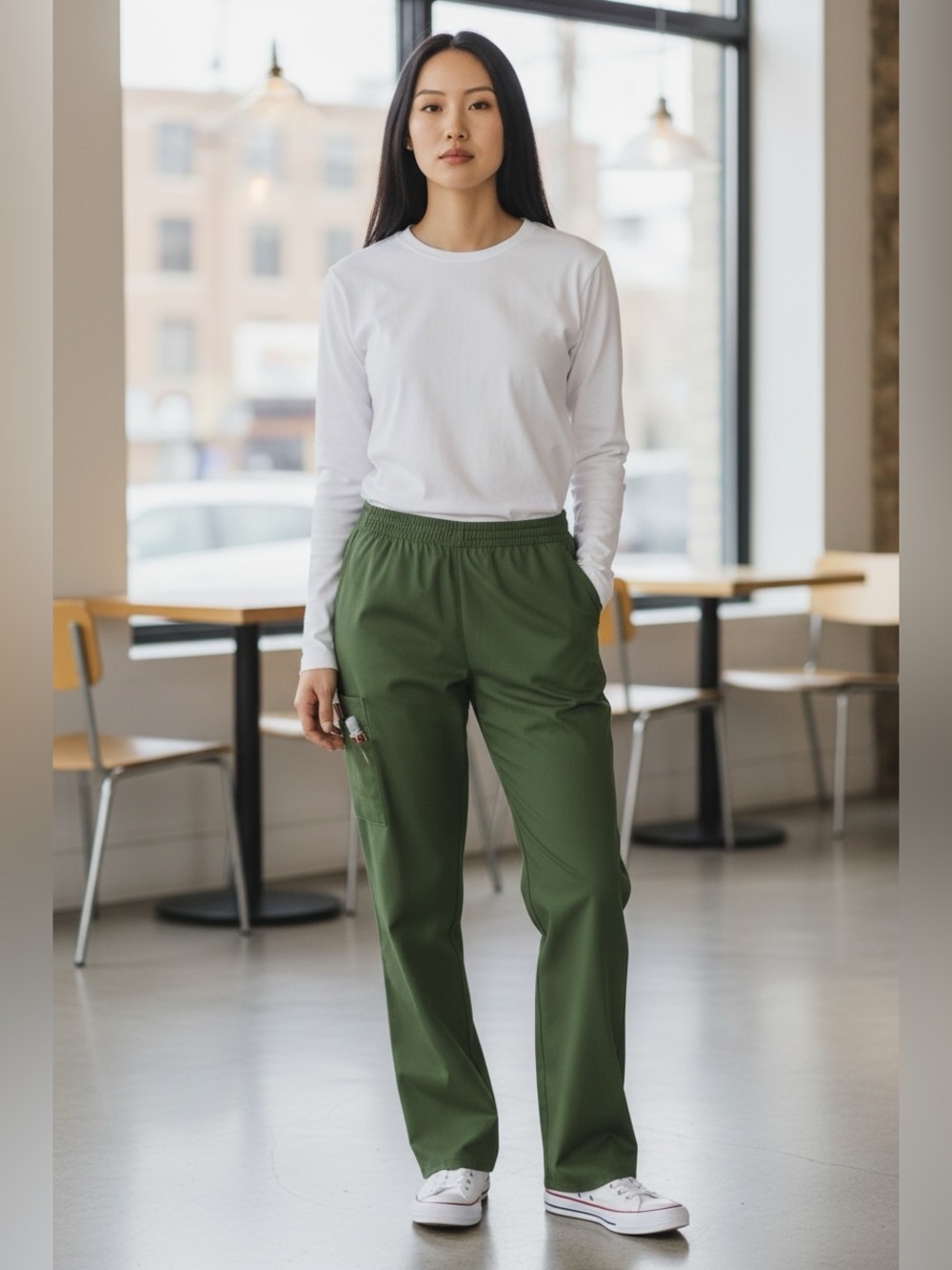 Dickies Pull On Cargo Scrubs